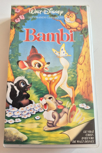 Bambi disney cassette - bambi,