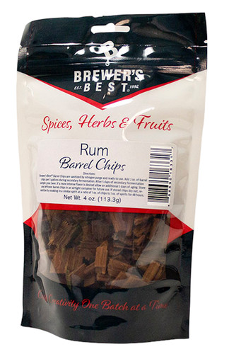 Brewer best rum - rum, chips