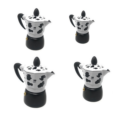 Caffettiera mucca moka - 3, 6