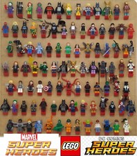 LEGO SUPER HEROES MINIFIGURES ORIGINALI MARVEL DC POLYBAG A SCELTA NUOVE E USATE
