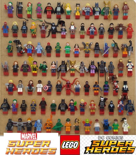 Lego super heroes minifigures - lego,