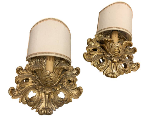 Coppia antiche applique - antiche,