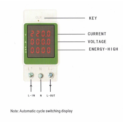 Voltmetro 110v 220v - 110v,