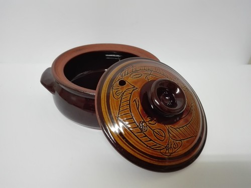 Pentola ceramica gres con - pentola,
