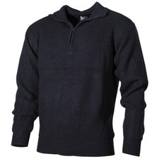 Maglione, "Troyer", blu, con