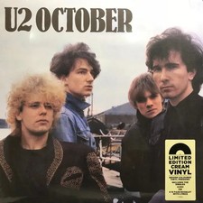 U2 October CREAM VINYL NEW OVP