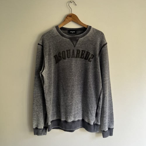 Felpa vintage dsquared2 grigio - felpa,