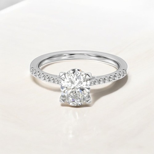 Anelli con diamanti - , coltivati