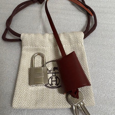 Hermes Silver Cadena Lucchetto