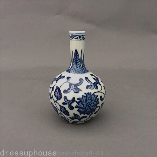Vaso celeste blu - e, bianco