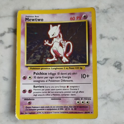 Carta pokemon mewtwo - pokemon,