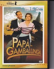 PAPA' GAMBALUNGA DVD Fred Astaire Leslie Caron Musical 1955 M08547