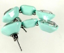 ORECCHINI OPS!WONDER DONNA A LOBO-ACCIAIO CRISTALLI-3 CASTONI VERDI  (OPSOR-673)