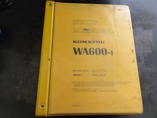 Manuale officina pala gommata Komatsu WA600-1