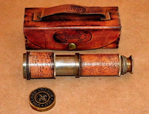 Telescopio ottone spyglass - telescopio,