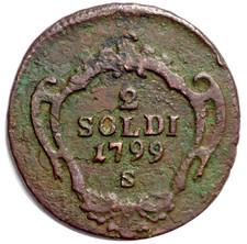 Italia Gorizia 2 soldi 1799 S