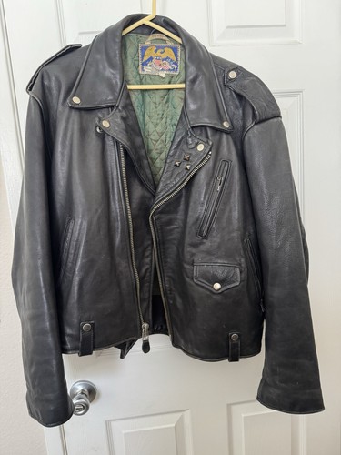 Giacca pelle moto avirex - giacca,