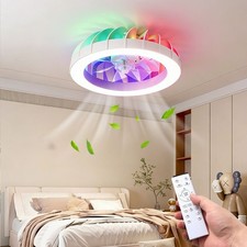 Plafoniera RGB con ventilatore
