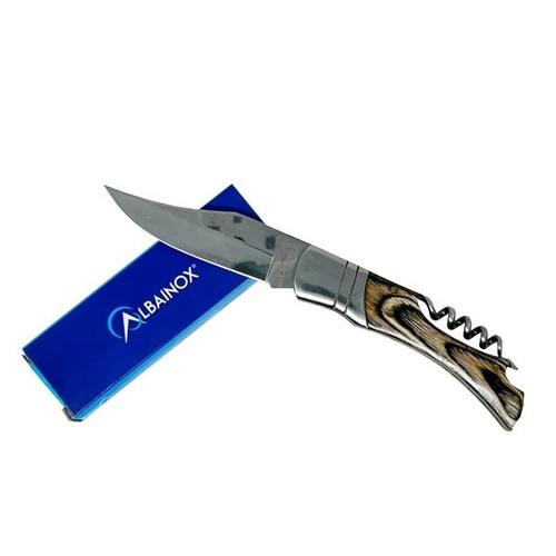 Albainox corkscrew knife combo - corkscrew,