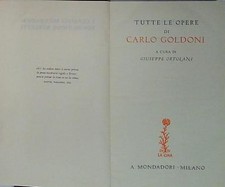 Goldoni TUTTE LE OPERE