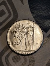 100 Lire 1979 Minerva Errore