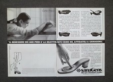 G542 - Advertising Pubblicità - 1989 - SANAGENS IDEE PER CAMMINARE CARLA FRACCI
