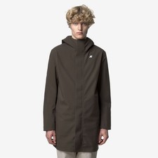 K-way Giubbino Marlyn Bonded Uomo Invernale Giacche kway K7126UW BLACK OLIVE NEW