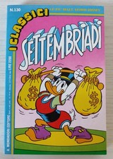 I CLASSICI DI WALT DISNEY N.130 SETTEMBRIADI mondadori 1987 paperino topolino
