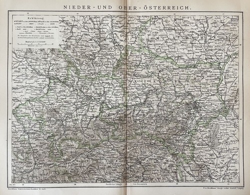 Bassa alta austriaca mappa - bassa,