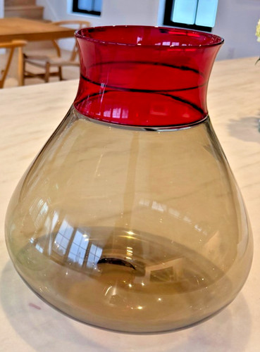 Vaso colletto vetro venini - vaso,
