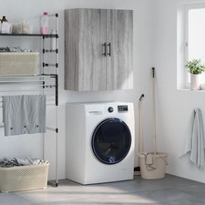 Mobile a Parete Grigio Sonoma