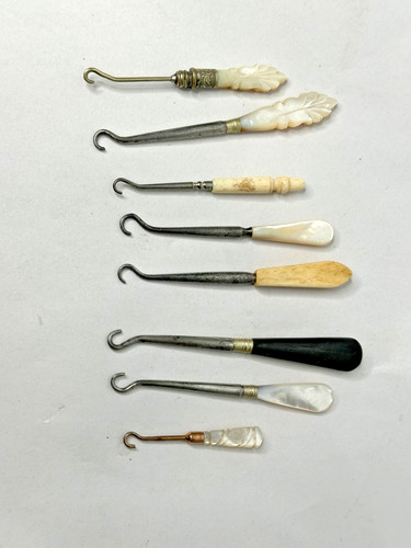 Antique button hooks job - antique,