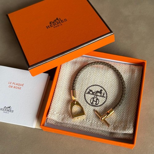 Bracciale hermes pelle verde - bracciale,