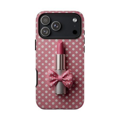 Custodia telefono rosa - , fiocco
