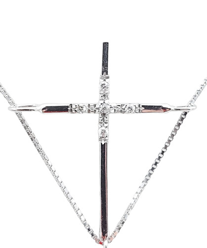 Collana donna con croce - con, "uno