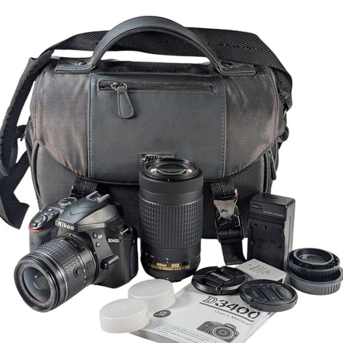 Nikon d3400 dslr dual - nikon,