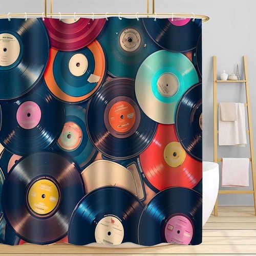 Tenda doccia musica retrò - musica,