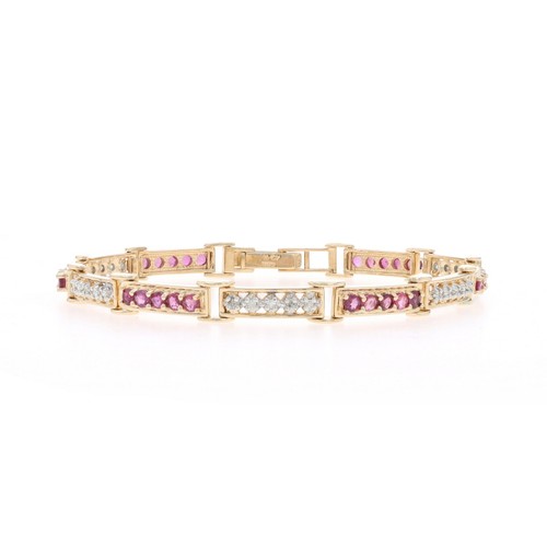Bracciale maglia oro giallo - maglia,