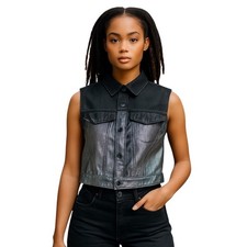 Gilet donna Zara argento