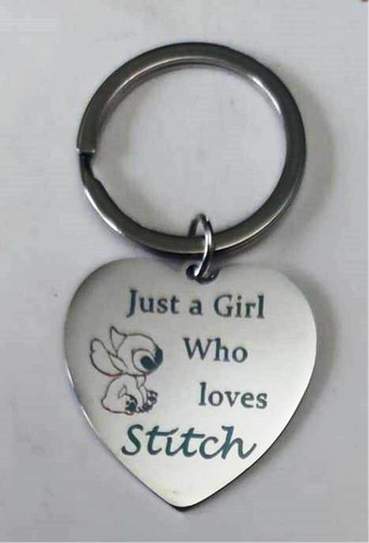 Portachiavi cuore stitch - a,