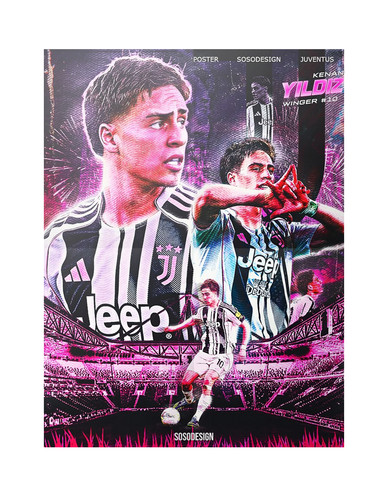 Kenan yildiz juventus poster - kenan,