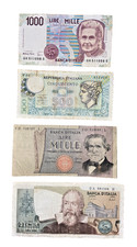 Set of 5 Circulated Italian