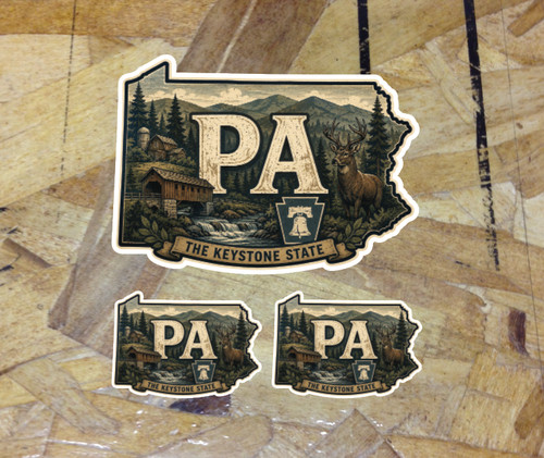 Adesivo pennsylvania - adesivo,