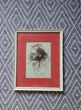 Quadro Pietro Annigoni- Ritratto donna