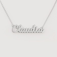 Collana NOME donna acciaio