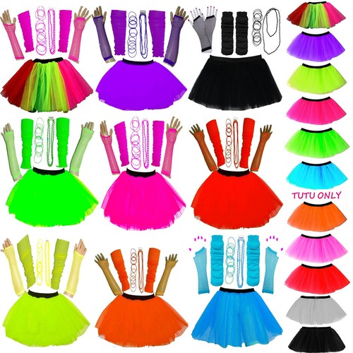 Guanti tutù neon adulti - guanti,
