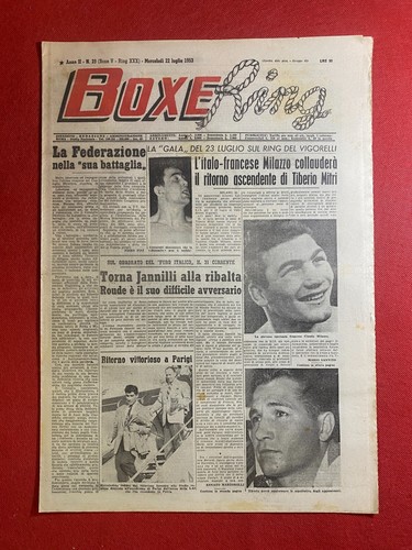 Boxe ring 1953 - ring, 22-7-1953