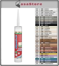 MAPEI MAPESIL AC SILICONE PER FUGHE COLORATO ACETICO SIGILLANTE ANTIMUFFA 310 ML