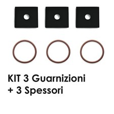3 Guarnizioni O-ring + 3 Spessori per Macchina a cialde Didiesse Frog Borbone