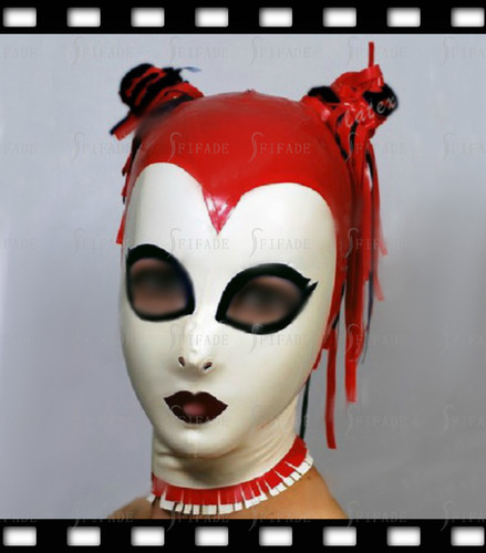 Maschera cappuccio lattice